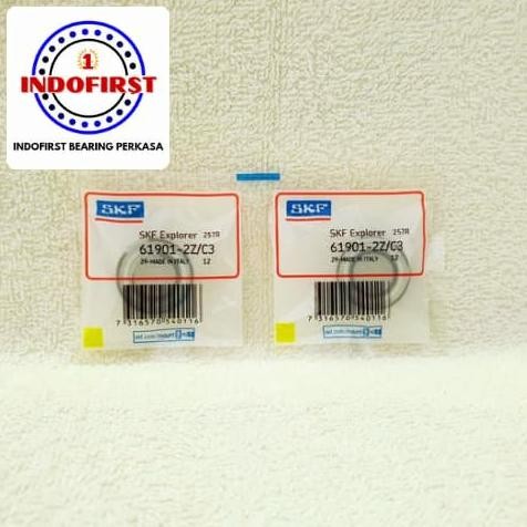 Ball Bearing SKF 61901 / 6901 ZZ C3