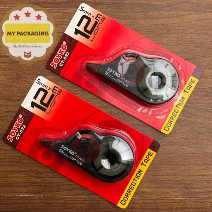 

:<:<:<:<] Tip-Ex CORRECTION TAPE CT-522 Joyko - Tip X Kertas Roll