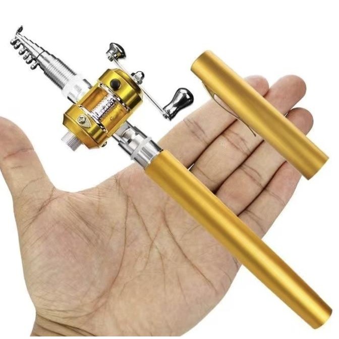 

Produk Baru!! Satu set Joran Pen mini alat pancing pulpen casting dan spinning