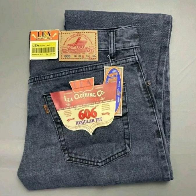CUCI GUDANG CELANA JEANS LEA ORIGINAL DENIM STANDAR REGULER PANJANG HT