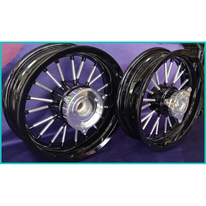 Velg Racing Tapak Lebar Power Andong Nmax 155 P20 100% Ori Kombinasi