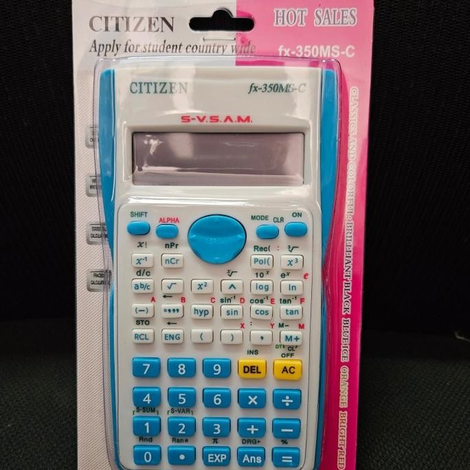 

ukd-23 KALKULATOR SCIENTIFIC CITIZEN FX-350MS calculator ilmiah anak sekolah Murah