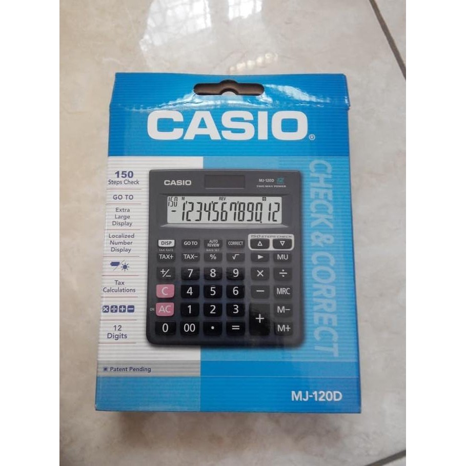 

PJ24 Kalkulator Casio MJ 120D Viral