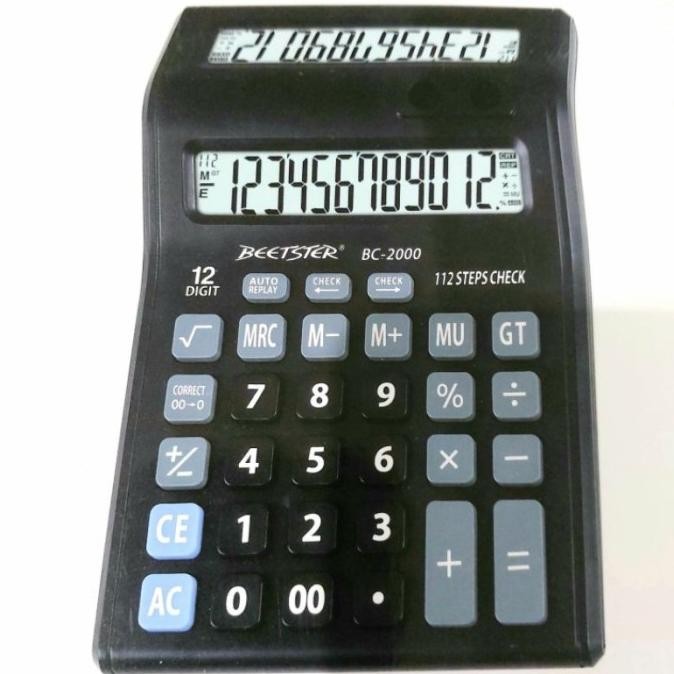 

gh-45 Kalkulator Besar Beetster BC-2000 Calculator BC2000 Dual Display Termurah