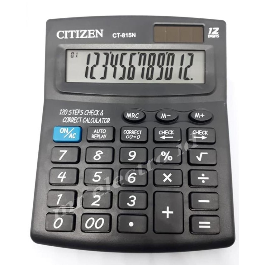 

jy-56 KALKULATOR CITIZEN CT 815N - 12 DIGIT - MURMER - HARGA GROSIR Murah