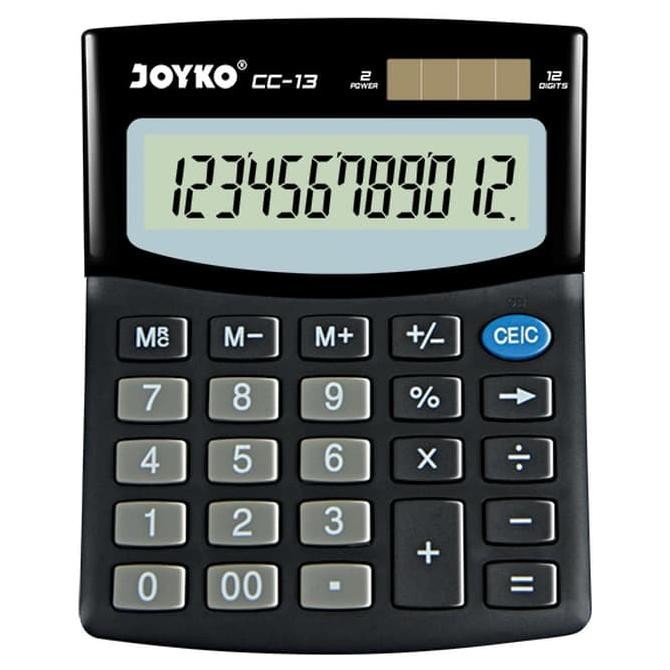 

Promo Meriah Kalkulator Calculator 12 Digit Joyko CC-13 Berkualitas