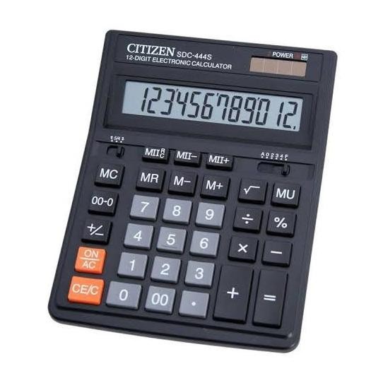 

CQ37 Terlaris ORIGINAL Citizen Calculator SDC-444S - Kalkulator Meja Office Termurah