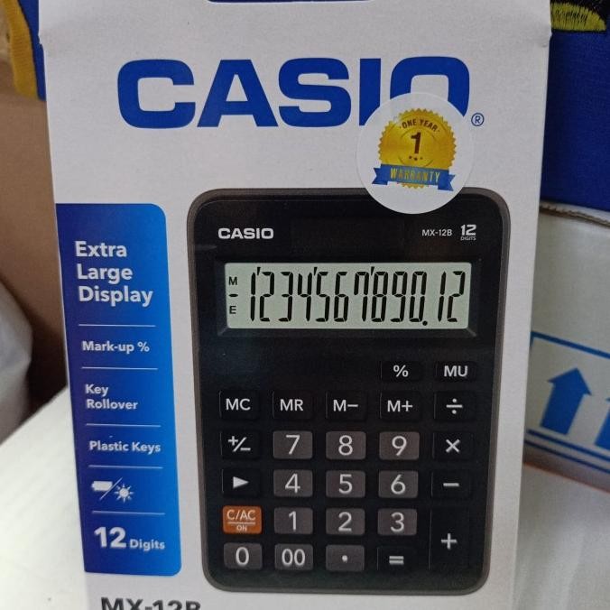 

gd-5 kalkulator 12digit ukuran sedang Mx 12B Casio /calculadora casio Premium