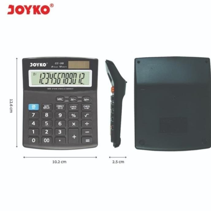 

gh-56 JOYKO CC39 CHECK & CORRECT CALCULATOR - Kalkulator Meja CC 39 Viral
