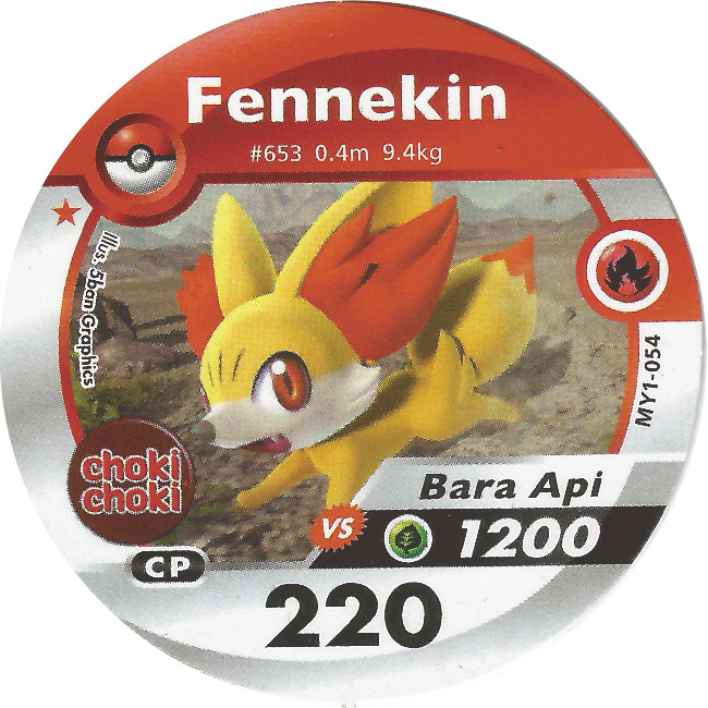 Kartu Pokemon Medalion Choki Choki Fennekin