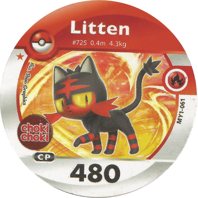 Kartu Pokemon Medalion Choki Choki Litten