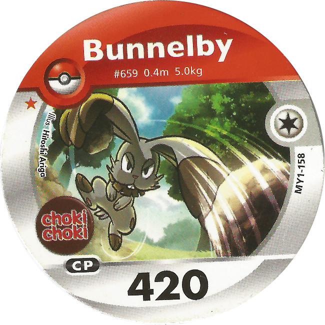 Kartu Pokemon Medalion Choki Choki Bunnelby