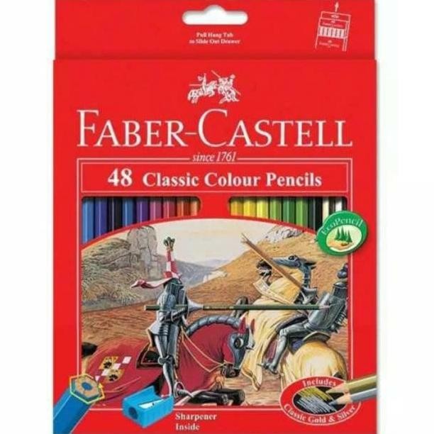 

Pensil Warna Faber Castell 48 Classic / Free Rautan BS76
