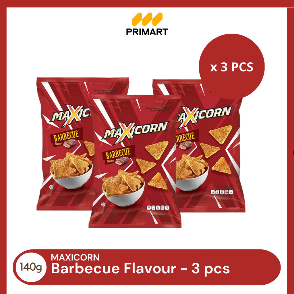 

Maxicorn Barbecue Snack 140gr - 3 PCS
