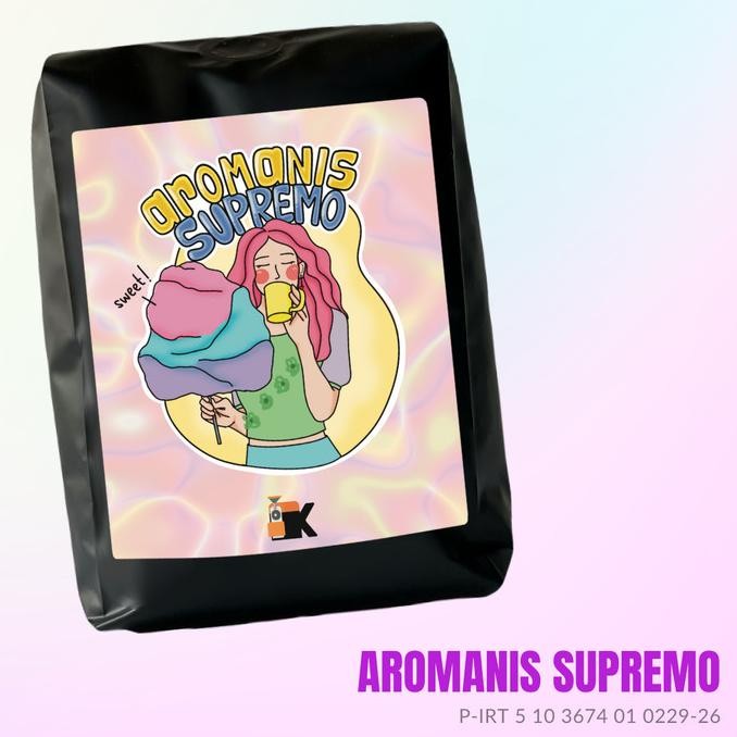 

Kopi Arabika Aromanis Supremo Blend 250Gr