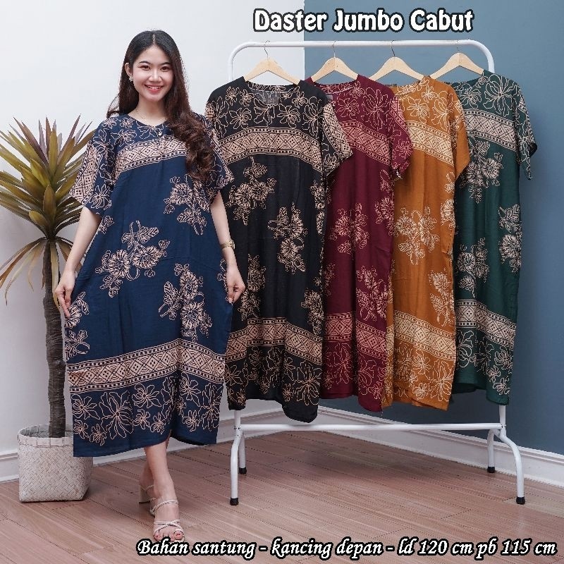 Daster Terbaru 2024 Baju Santai Perempuan Dewasa Dress Wanita Kekinian Fashion Ibu Bahan Adem Drss C