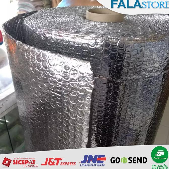 

Alumunium Foil Bubble Double Side Buble Per Toll 25M Peredam Panas