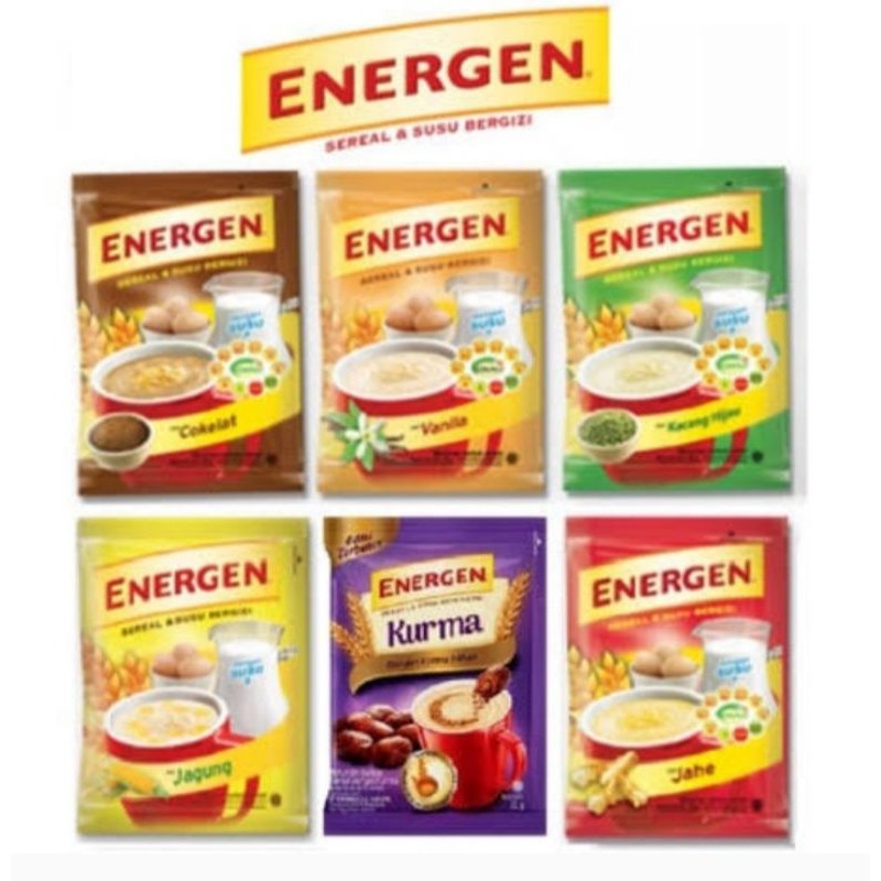 

Energen Sereal 34 gr 1 Renceng 10 PCS
