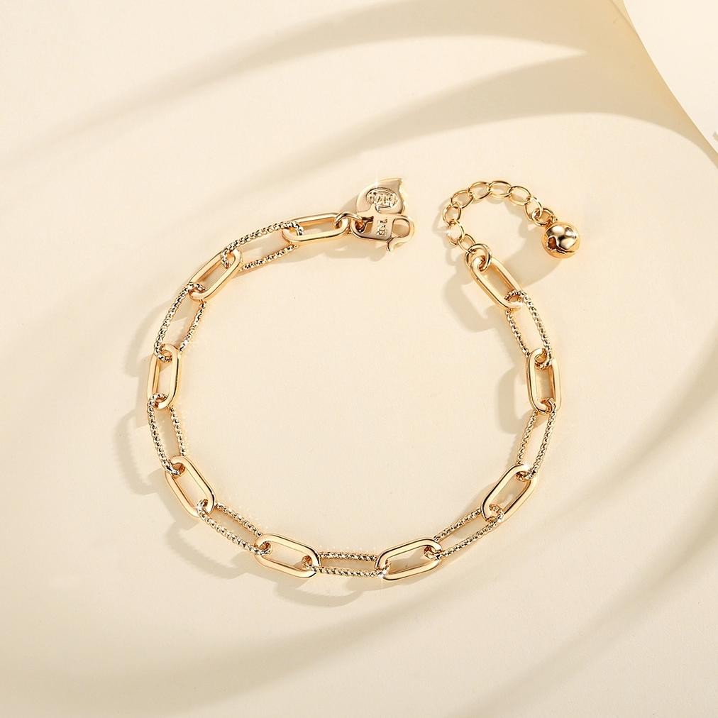 Super Murah Lanme Jewelry Gelang Wanita Titanium Emas Anti Karat Aksesoris Fashion Gelang Wanita Ran