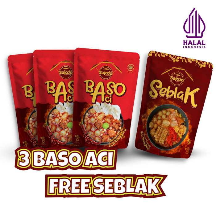 

MURAH 3 BASO ACI FREE SEBLAK SAJODO SNACK & FOOD