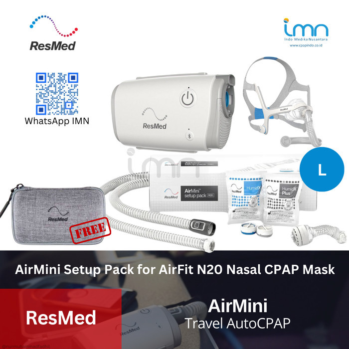 Resmed Airmini Travel Auto Cpap With Setup Mask