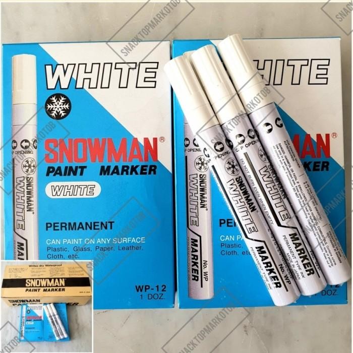 

Spidol Snowman Permanen Ag 12/ G 12 Isi 12 Pcs Per Box