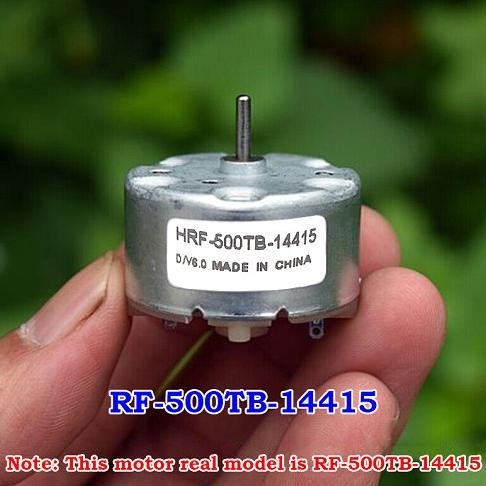 monggo] Dinamo Motor Dc 1.5-12v Micro Mini Generator RF-500TB For Elektronika