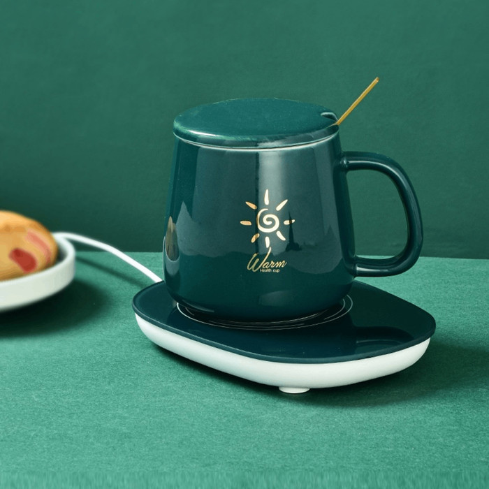 Tatakan Pemanas Gelas Kopi Teh Premium Cup Warmer Heater