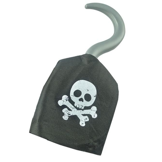 

_^_^_^] pirate hook tangan kait bajak laut halloween party non woven