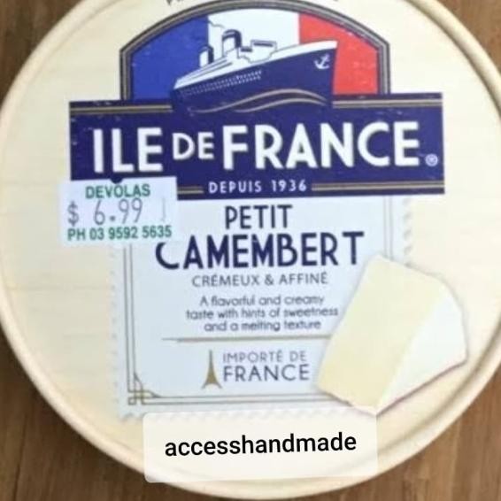 

Ile De France Petit Camembert Soft Cheese Rip Brie Keju Lembut