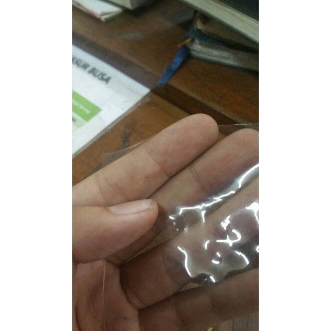 

Termantab] PLASTIK MIKA METERAN 0,05 mm (wrapping, pembungkus, kado, elektronik)