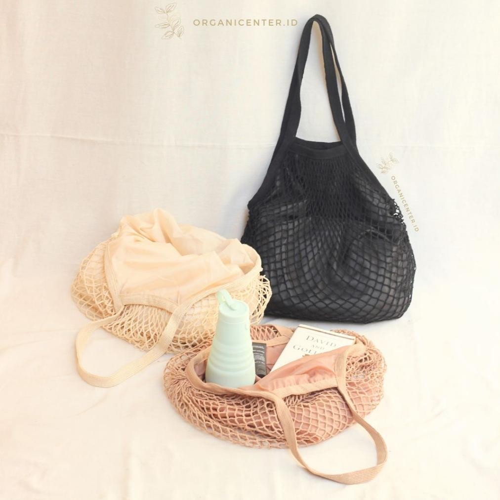 MURAH TAS JARING PREMIUM DENGAN LAPISAN DALAM SUMMER BAG WITH INNER DUA LAPIS TAS JALAN WANITA TAS B