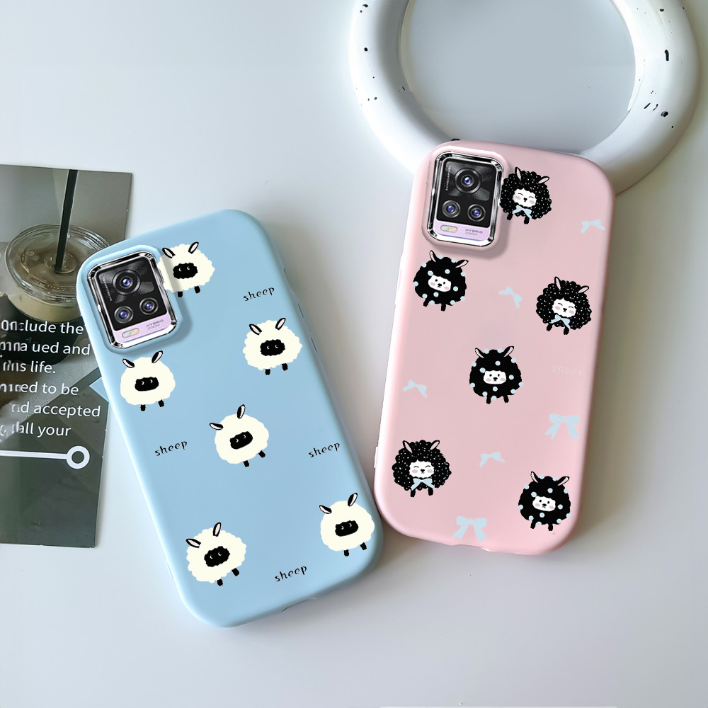 Domba Kecil Soft bening transparan clear Case untuk Vivo V15 V30 V29 E V27 V23 V20 Pro Y50 Y93 Y100 