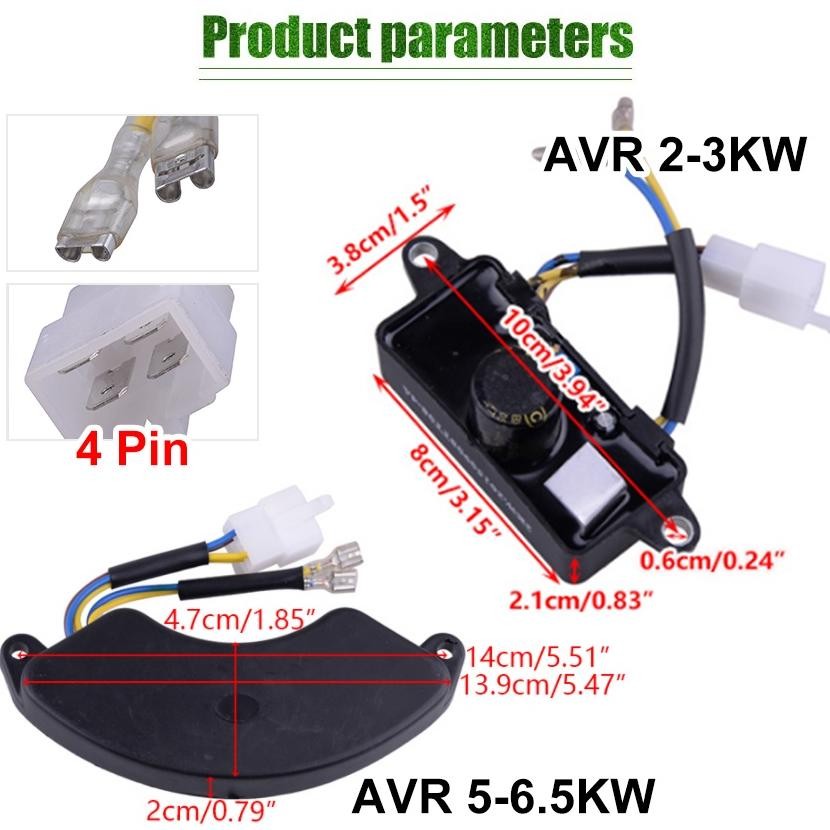Perkakas Lainnya AVR Kotak Genset 2000 - 3000 Watt | AVR Oval Bulan Sabit Genset Generator 5000 - 65