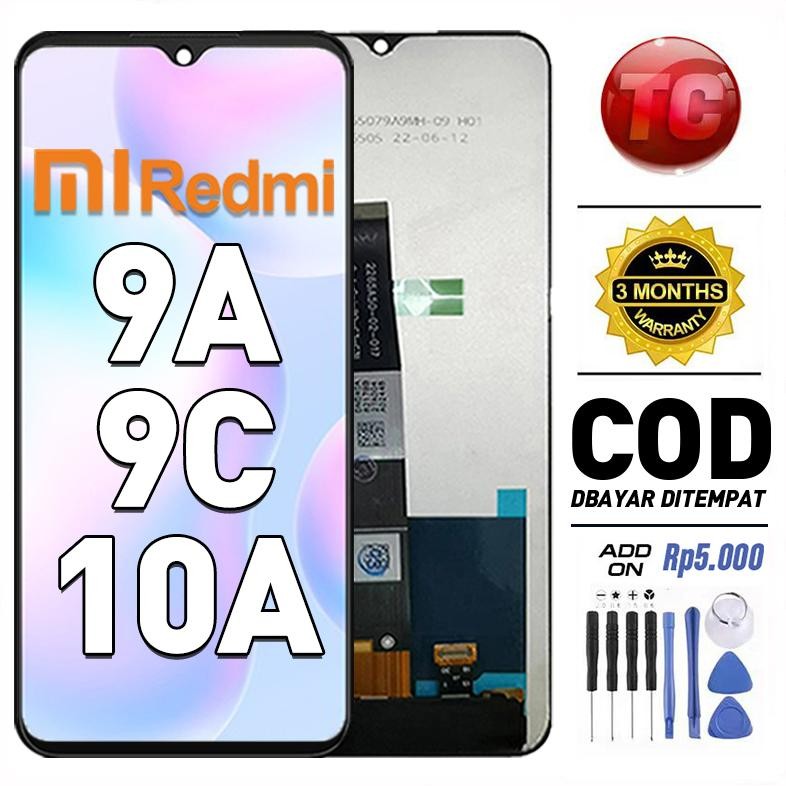 (POTONGAN HARGA) LCD Redmi 9A 9C 10A Original Touchscreen Fullset Asli Ori Compatible For Glass Touc