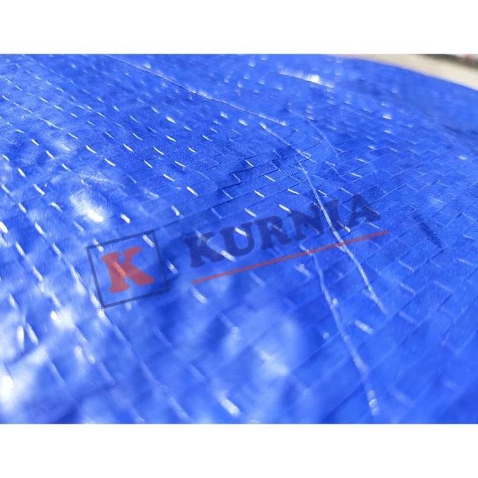 Big Promo Terpal A5 4X6 Meter Jadi Biru Silver Cap /Terpal Kolam Ikan Tebal Kuat Special Promo