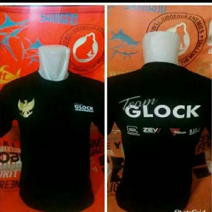 kaos/baju/tshirt TEAM GLOCK