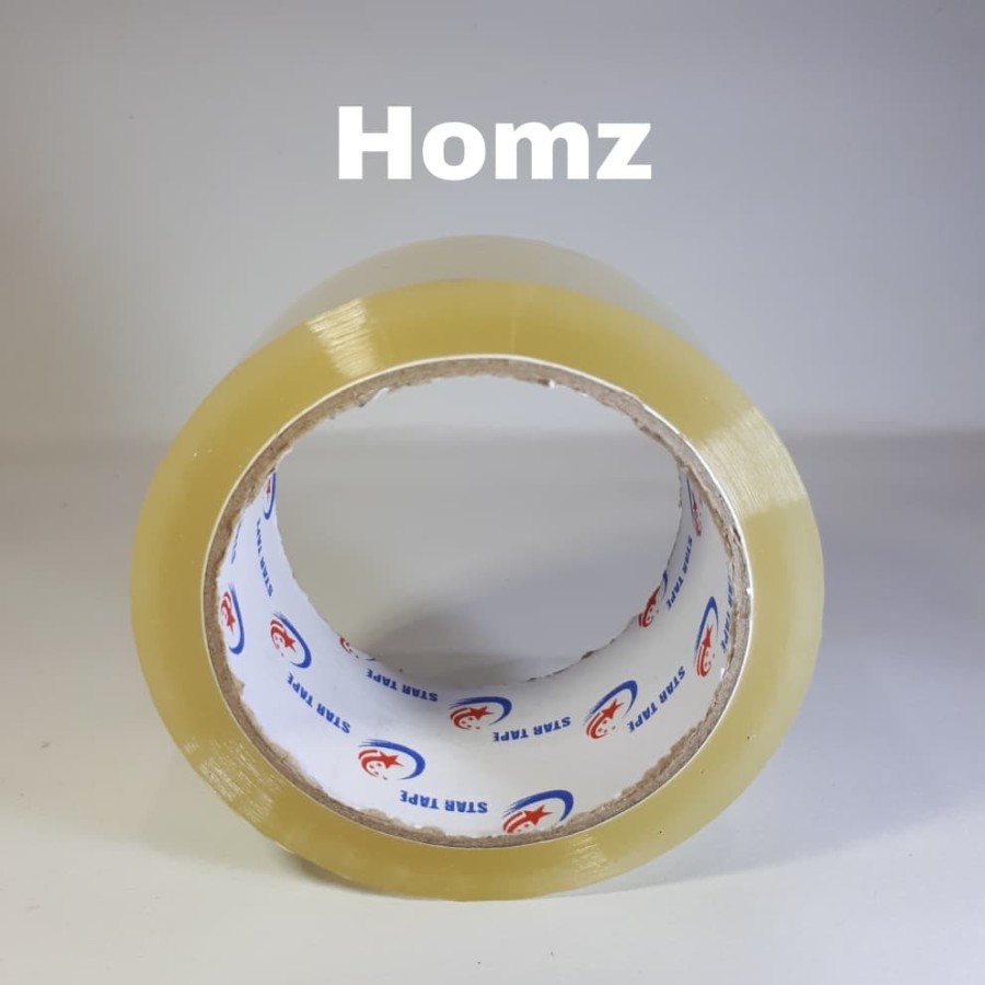 

Lakban Bening/ isolasi Clear/ Plakban Bening/ Solasi Dus/ Tape/ Lem 70 Yard