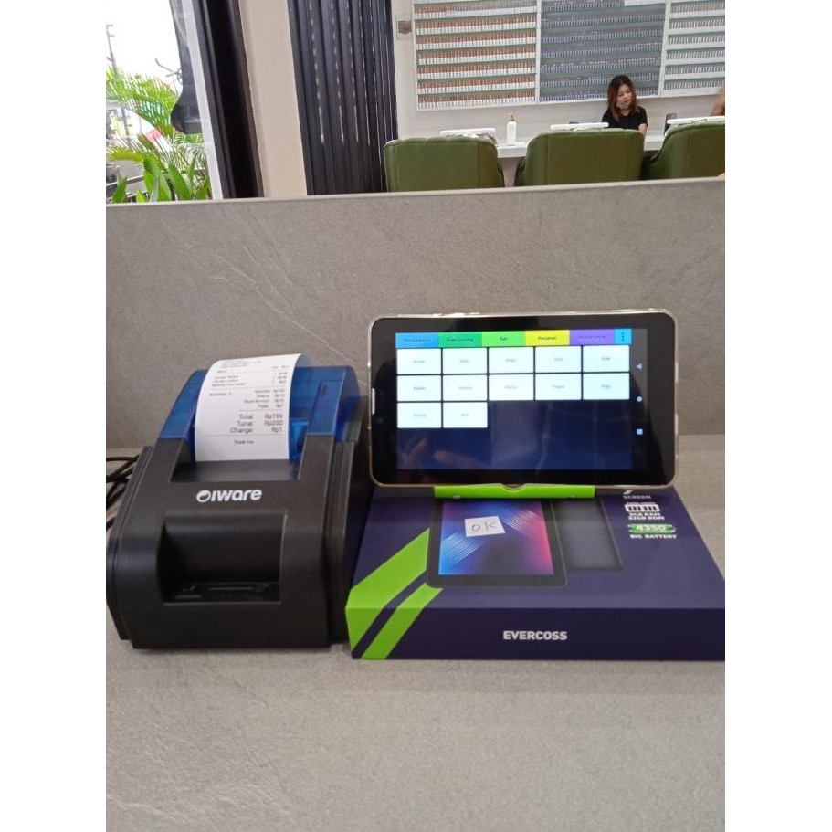 Paket Mesin Kasir Restaurant / Salon /Android Siap Pakai-Dms Bali