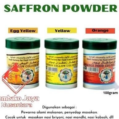 

Bubuk Saffron / Safron/ Zafaran / Pewarna Makanan/ Orange Powder 100G