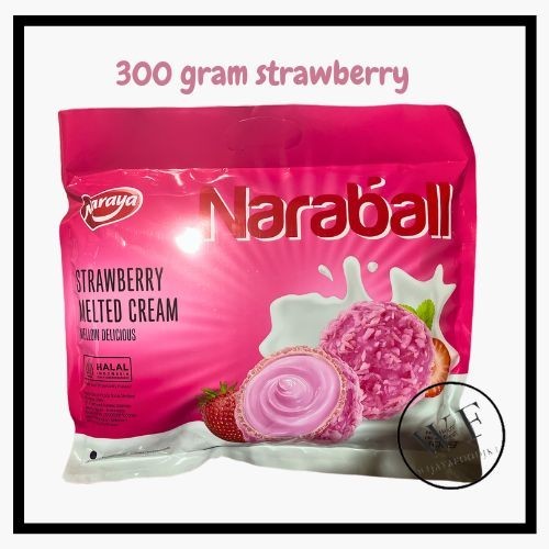 

Naraya Naraball Strawberry Melted Cream / Naraball Wafer Stroberi 300G