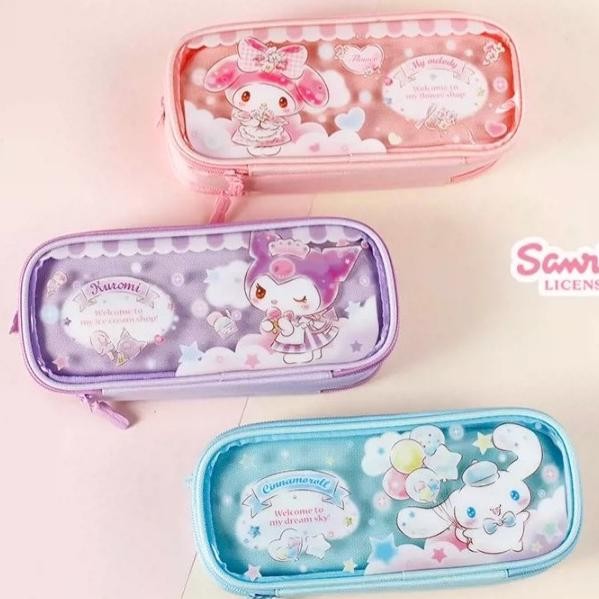 

TERBARU - TEMPAT PENSIL IMPORT SANRIO / KOTAK PENSIL LUCU / TEMPAT PENSIL MELODY / PENCIL CASE KUROMI HELLO KITTY