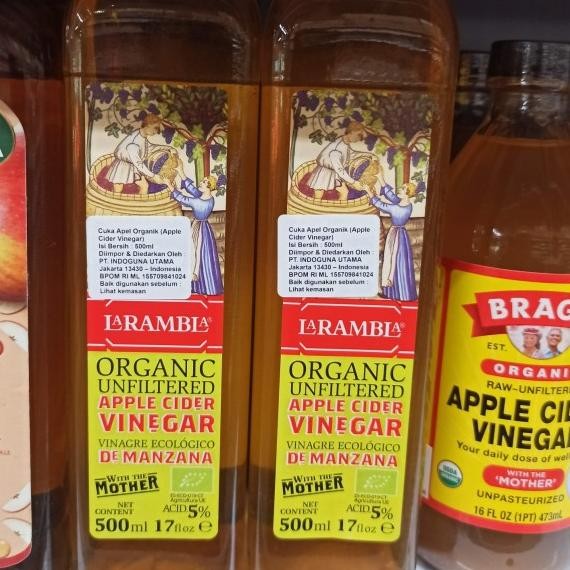 

Larambla Organic Unfiltered Cider Vinegar 500Ml