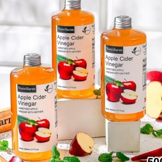 

Cuka Apel Nutrifarm 500Ml (3 Botol)