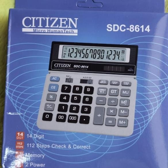 

Kalkulator Citizen 14 Digit Angka 8614