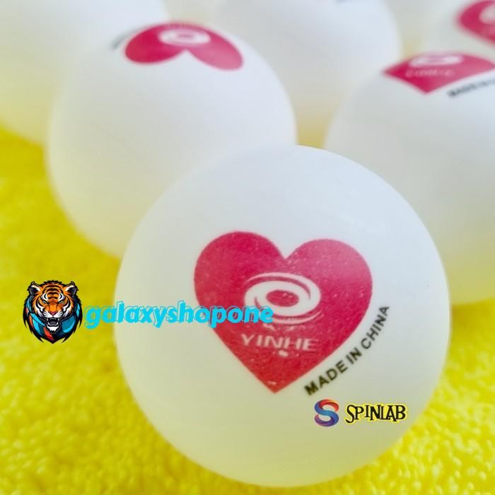 BOLA PINGPONG TENIS MEJA YINHE LOVE RED PRODUK TERBAIK