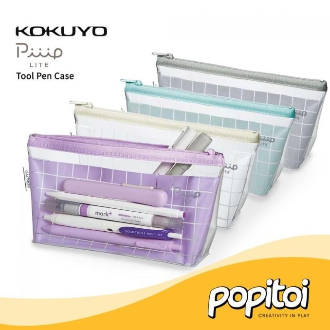 

BEBAS ONGKIR - Kokuyo Piiip LITE Tool Pen Case Pouch Kotak Pensil