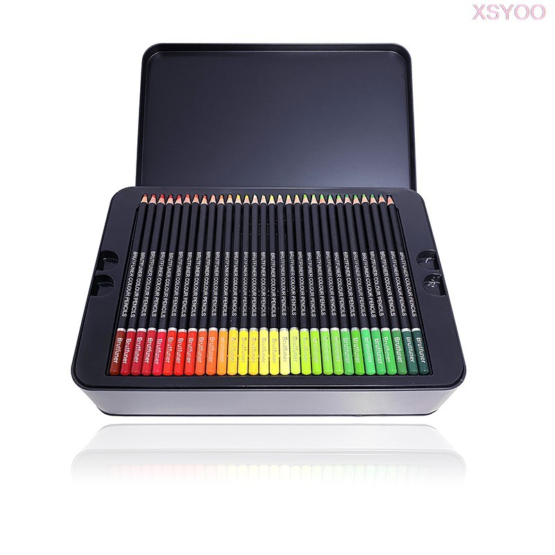 

Brutfuner 180 Warna Pensil Warna Profesional Lembut Inti Tebal Pensil Warna Minyak untuk Menggambar Seni Sketsa Mewarnai Kotak Timah Hitam |FB0FAE23|