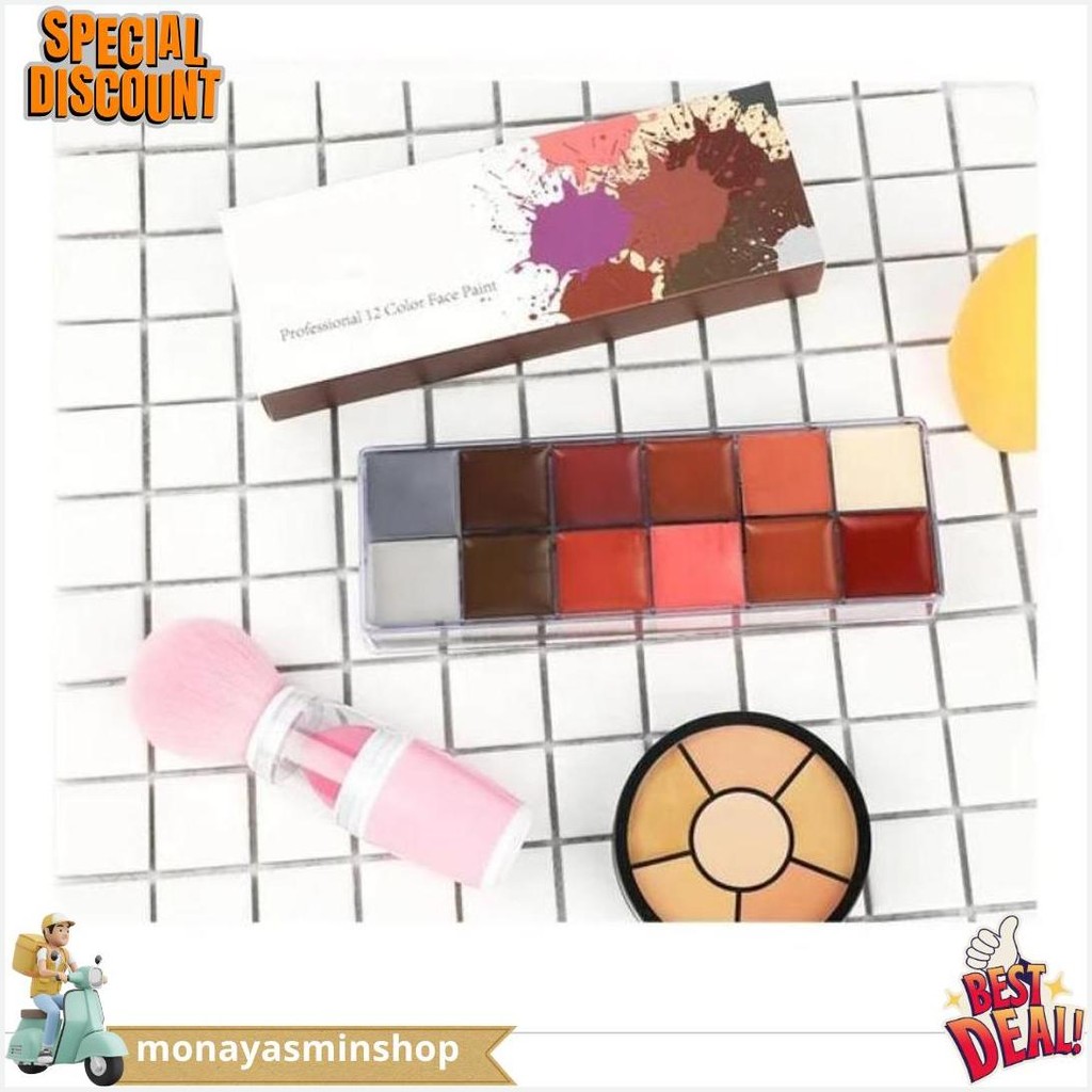 

Body Art 15 Colour Set +2 Brush / Face Painting / Body Terlaris