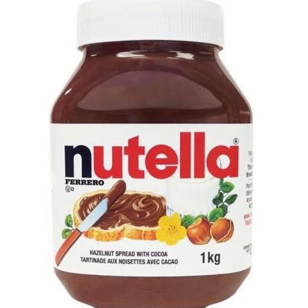 

W2Fit Selai Nutella Spread 1 Kg Nutella 1000 Gram Khusus Gojek/Grab